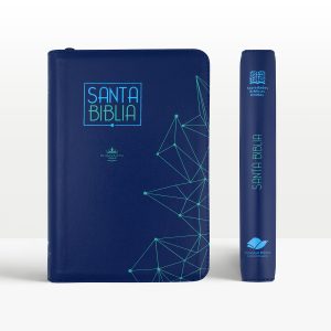 Biblia Líneas Canto Azul QR
